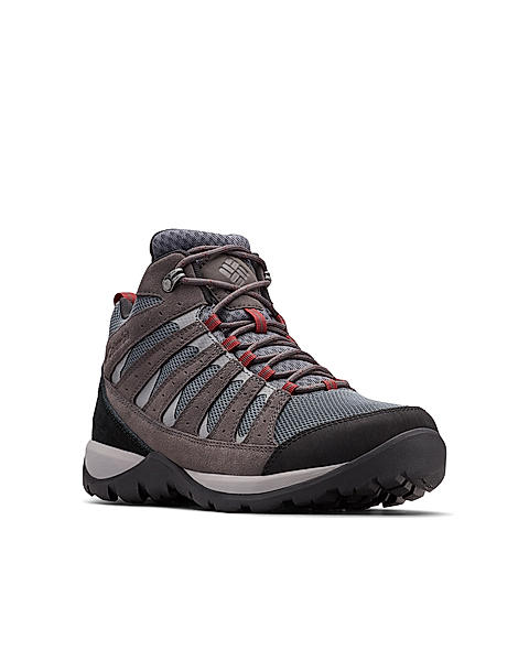 Columbia Men Grey Redmond V2 Mid Shoes (Waterproof)