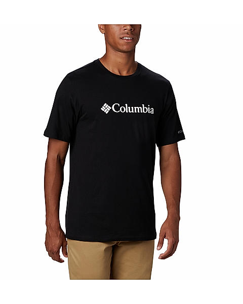 Columbia Mens Black CSC Basic Logo Short Sleeve Tshirt