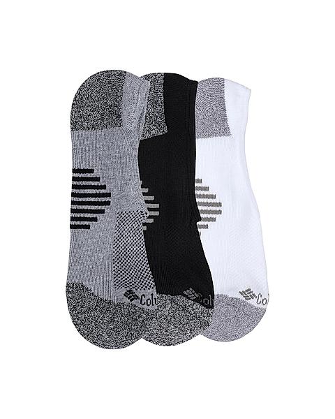 Columbia Men Black Socks Mn Eclps Lnr-Acc Str (Pair of 3) (Not Returnable)