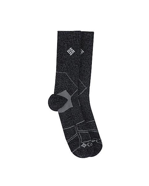 Columbia Unisex Grey Hike Crew Medium Weight Socks (Pair of 1) (Not Returnable)