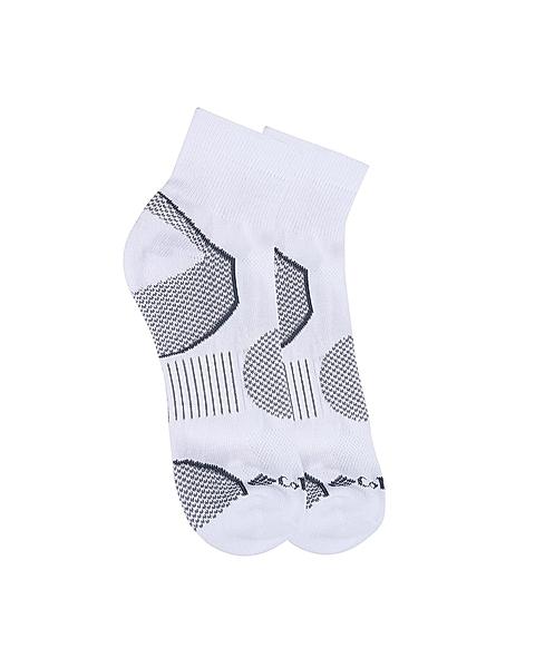 Columbia Men White Socks Mn Quarter-Balnce Pt (Pair of 2) (Not Returnable)