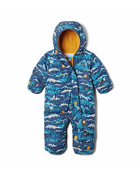 Columbia Kids Infant Blue Snuggly Bunny Bunting Fleece 