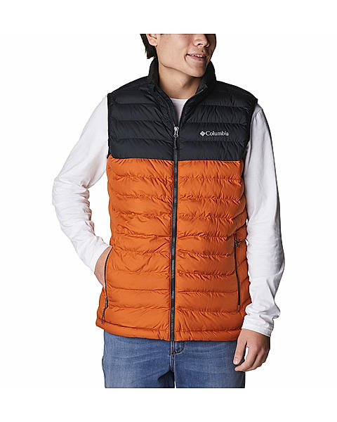 Columbia Men Orange Powder Lite Vest 