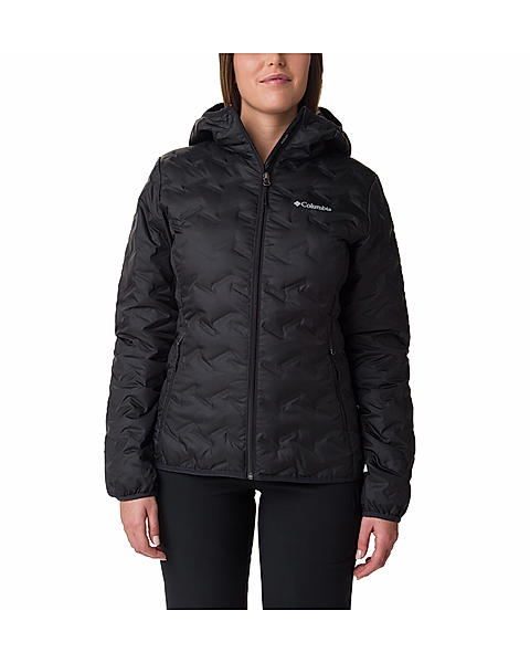 Columbia Womens Black Omni-Heat Reflective Delta Ridge Down Jacket