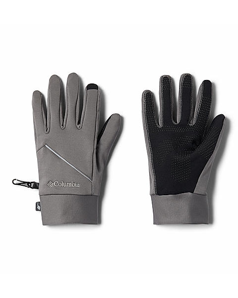 Columbia Men Grey M Trail Summit Running Glove