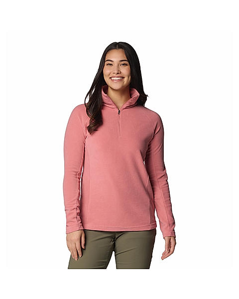 Columbia Womens Pink Glacial IV Half Zip Pullover