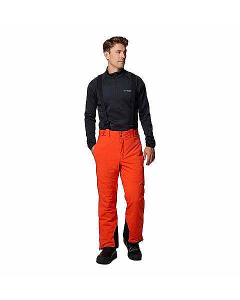 Columbia Mens Orange Omni-Heat Infinity Cirque Bowl Waterproof Snow Pant