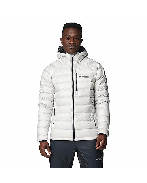 Columbia Mens White Omni-Heat Arctic Crest Down Jacket