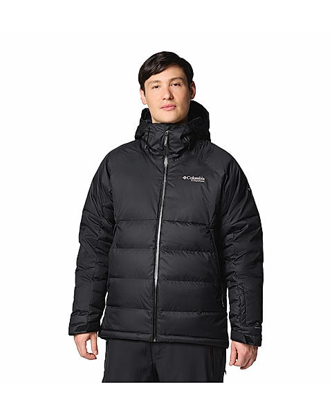 Columbia Mens Black Omni-Heat Infinity Roaring Fork II Down Jacket