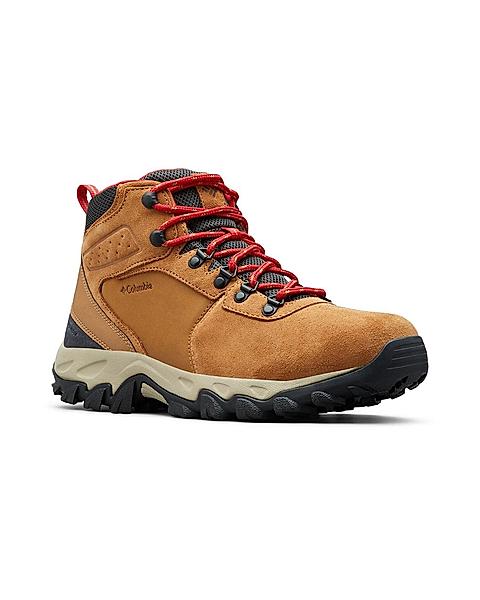 Columbia Men Brown Newton Ridge Plus II Suede Shoes (Waterproof)