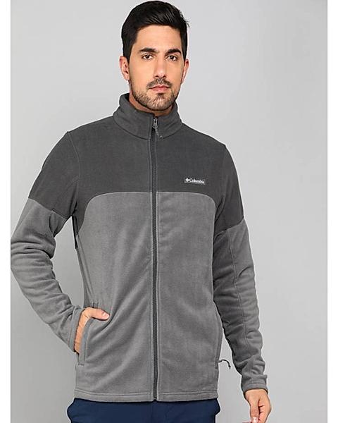 Columbia Mens Grey Basin Trail III Full Zip Jacket