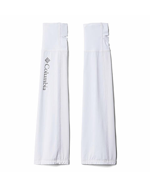Columbia Unisex White Chill River II Arm Sleeves