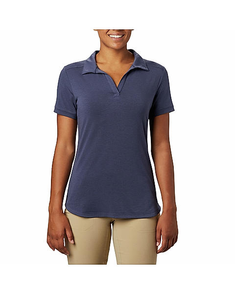 Columbia Women Blue Essential Elements Polo