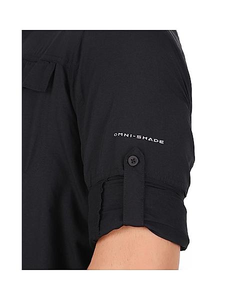 Columbia Men Black Silver Ridge2.0 Long Sleeve Shirt