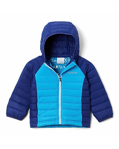 Columbia Kids Girls Blue Omni-Heat Reflective Powder Lite  Jacket