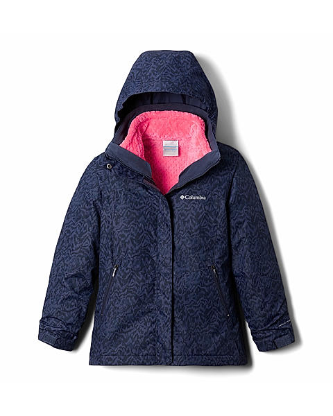 Columbia Kids Girls Blue Bugaboo II Fleece Interchange Jacket 