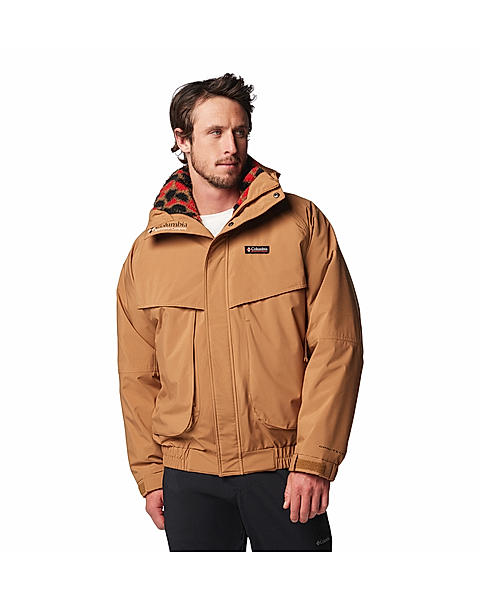 Columbia Mens Mustard Omni-Tech Powderkeg II Remastered Interchange Jacket