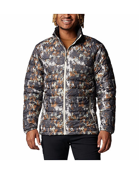 Columbia Mens Multi Omni-Heat Reflective Powder Lite II Printed Jacket