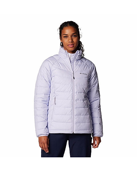 Columbia Womens Purple Omni-Heat Reflective Powder Lite II Full Zip Jacket