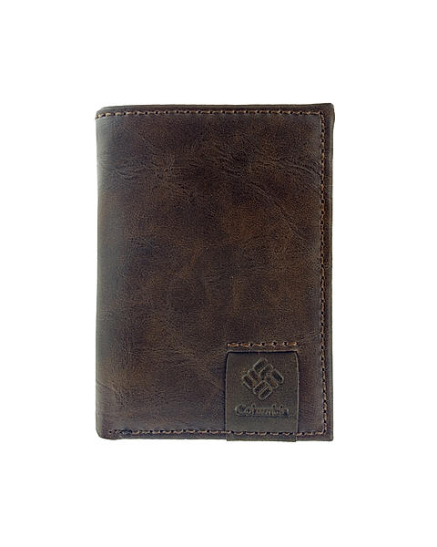 Columbia Unisex Brown RFID Lofton Trifold Wallet