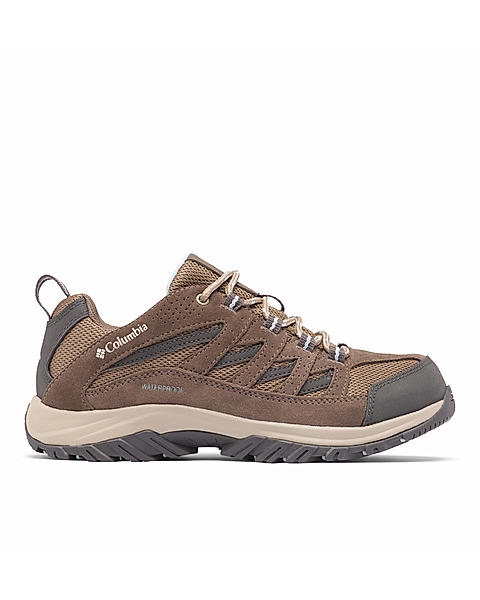 Columbia Women Brown Crestwood Hiking & Trekking Shoes (Water Resistant)