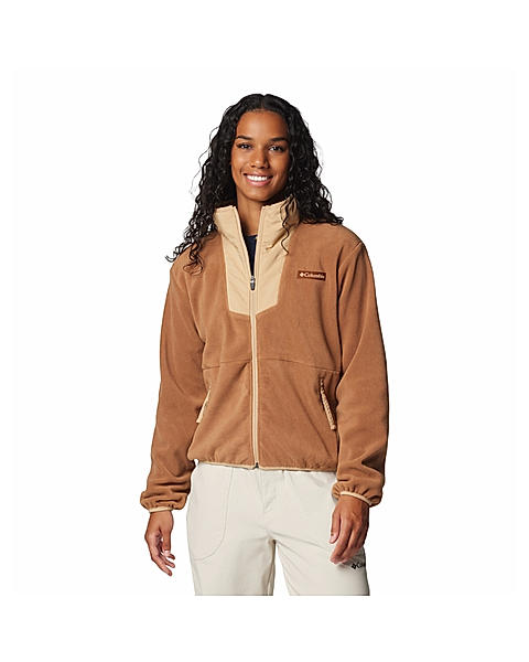 Columbia Womens Brown Sequoia Grove Full Zip Fleece Jacket