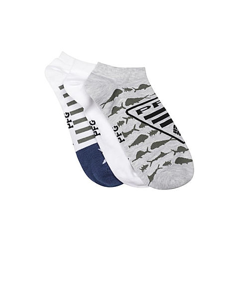 Columbia Men Multi PFG Elemets No Show Socks (Pack of 3)