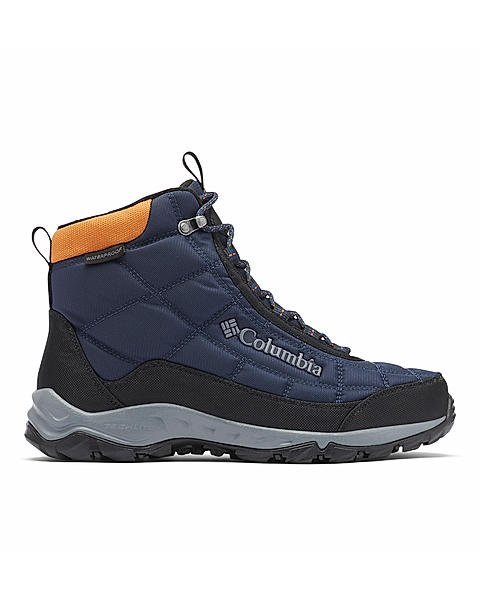 Columbia Men Blue FIRECAMP BOOT Water Resistant Shoes