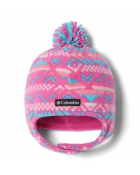 Columbia Youth Unisex Red Frosty Trail II Earflap Beanie For Kids