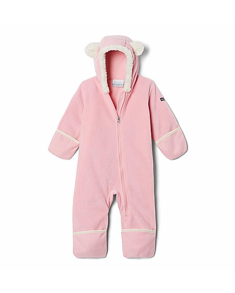 Columbia Kids Infant Pink Tiny Bear II Bunting Fleece 
