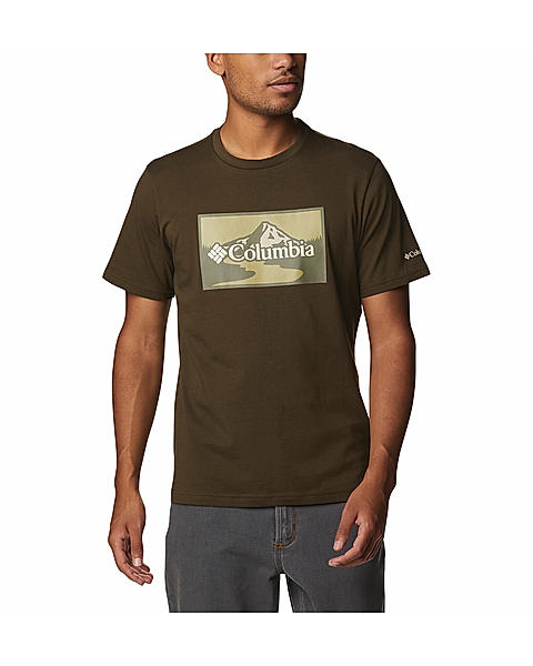 Columbia Mens Green Path Lake Graphic II Tshirt