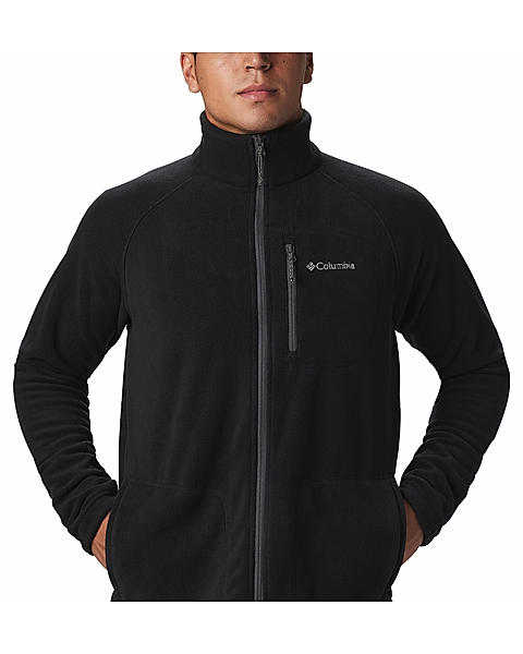 Columbia Mens Black Fast Trek II Full Zip Fleece Jacket