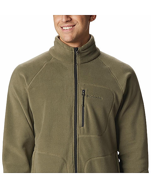 Columbia Mens Olive Fast Trek II Full Zip Fleece Jacket