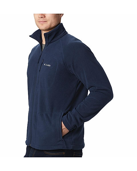 Columbia Mens Blue Fast Trek II Full Zip Fleece Jacket