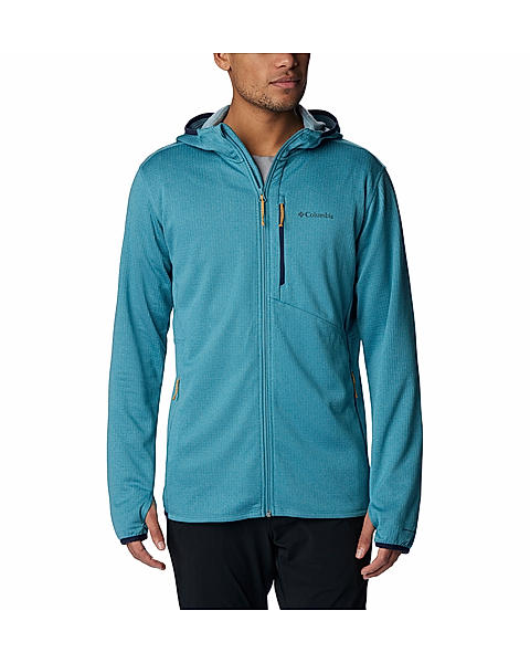 Columbia Mens Blue Omni-Wick Park View Full Zip Fleece Jacket