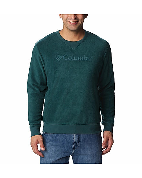 Columbia Mens Green Steens Mountain Crew 2.0 Pullover