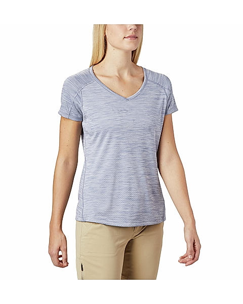 Columbia Women Blue Zero Rules Short Sleeve T-Shirt 