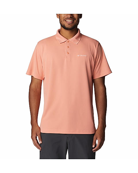 Columbia Mens Peach Omni-Wick Utilizer Polo Tshirt