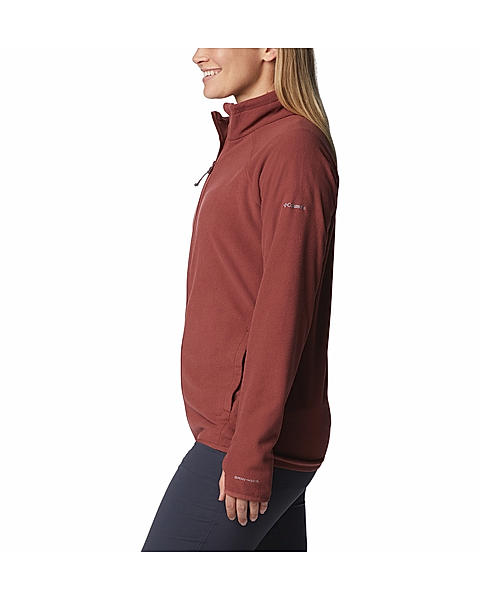 Columbia Women Red Back Beauty Full Zip Fleece Jacket