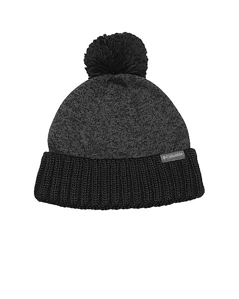 Columbia Unisex Black Sweater Weather Pom Beanie