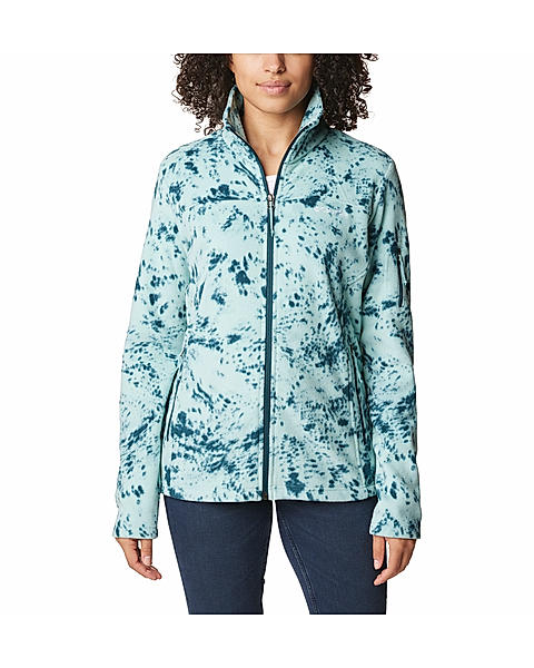 Columbia Womens Multi Fast Trek Printed Fleece Jacket