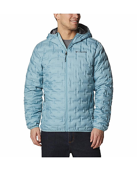 Columbia Mens Blue Omni-Heat Reflective Delta Ridge Down Jacket