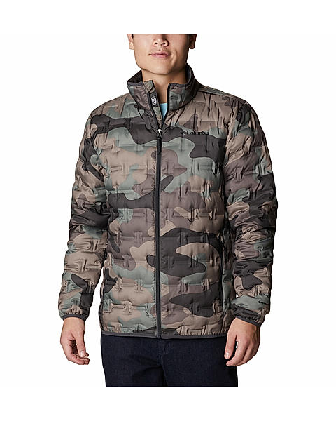 Columbia Mens Green Omni-Heat Reflective Delta Ridge Down Jacket