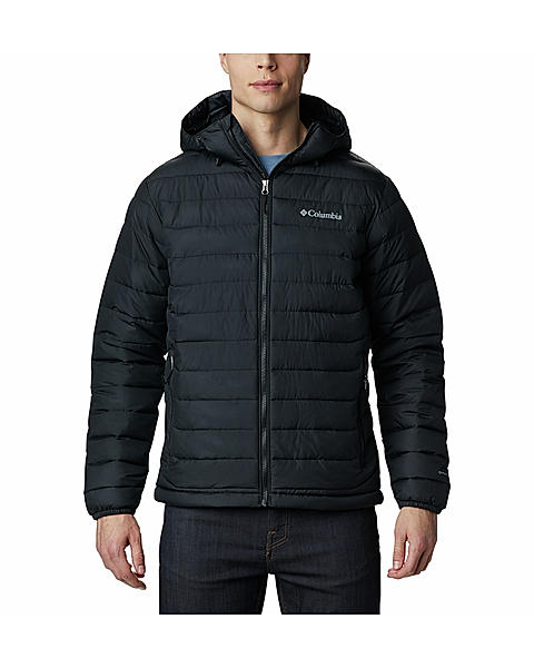 Columbia Mens Black Omni-Heat Reflective Powder Lite Jacket