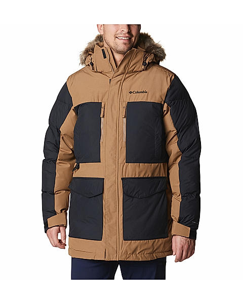 Columbia Men Brown Marquam Peak Fusion Parka Jacket 