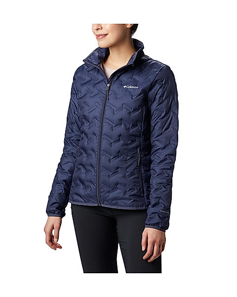 Columbia Womens Navy Omni-Heat Reflective Delta Ridge Down Jacket