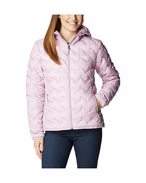 Columbia Womens Purple Omni-Heat Reflective Delta Ridge Down Jacket