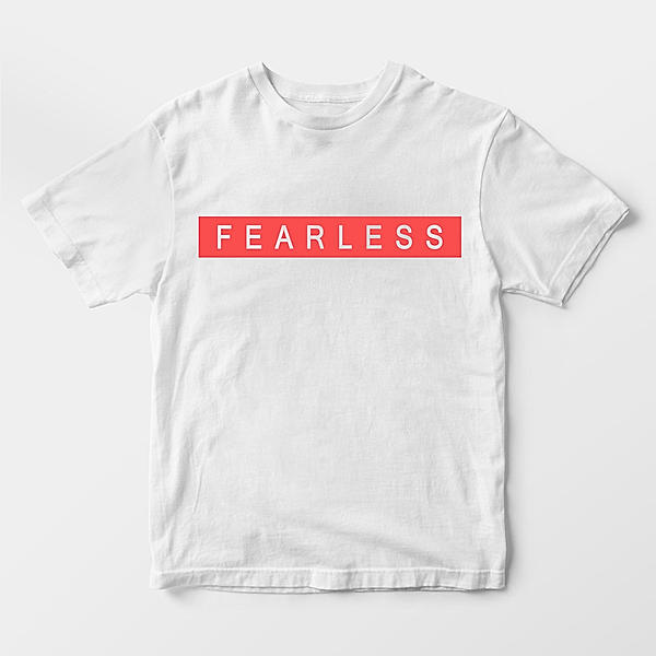 Fearless White t-shirt