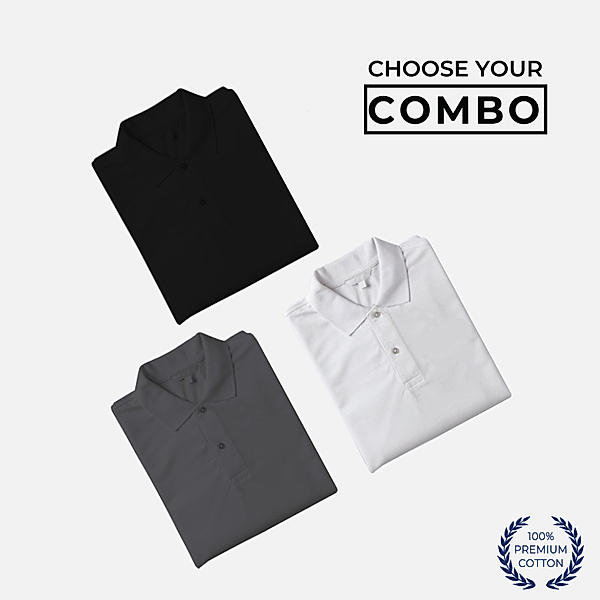 Pack of 3 (Polo): Choose your own combo