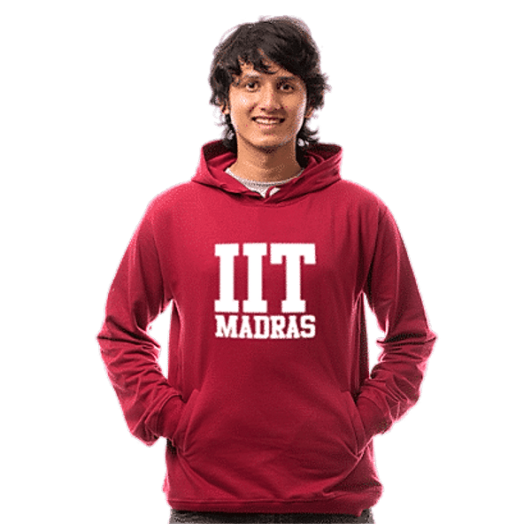 IIT-M Hoodie-Maroon